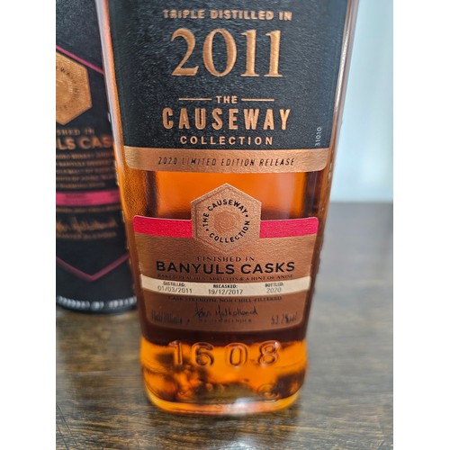 244 - A bottle of Bushmills 2011 'Causeway Collection' single malt whiskey, finished in Banylus Casks.