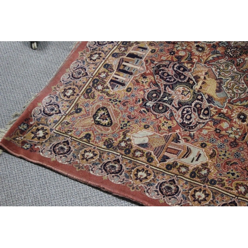 494 - A large modern rug, measuring 78