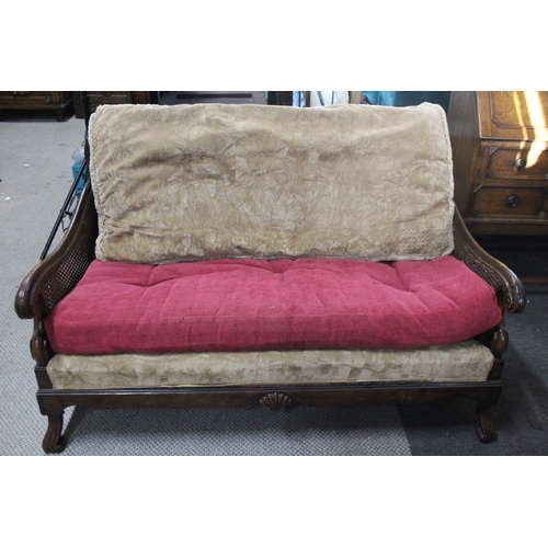 501 - A stunning antique Berger Cane sofa. Measuring approx 55inches wide.