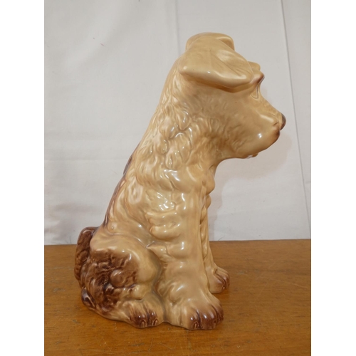 139 - A large vintage Sylvac pottery Terrier dog.