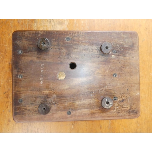 151 - An antique bell box (a/f).