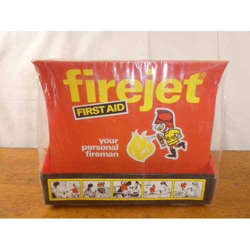 177 - An unopened box Firejet first aid cans.