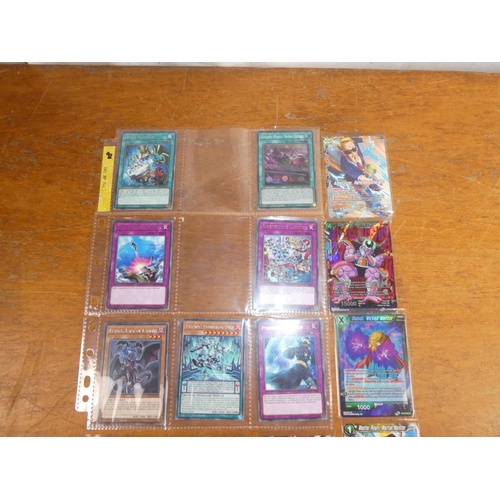 85 - A collection of Dragon Ball collectors cards, and Seven Yu-Gi-Uh collectors cards.