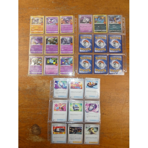 89 - A lot of assorted Pokemon Trading Cards to include Japanese and Trick of Trade.