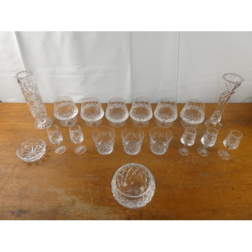 232 - A set of six Brandy glasses and more.