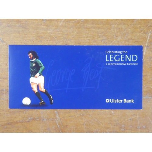 239 - An Ulster Bank George Best £5 note in original folder/ wallet.