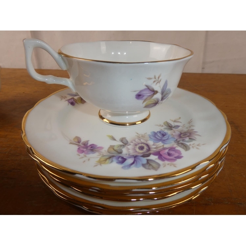 180 - A vintage Glendale bone china tea set.