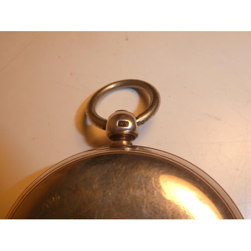 171 - An antique Sterling Silver pocket watch produced by San Charles Lurgan, fully hallmarked for London.