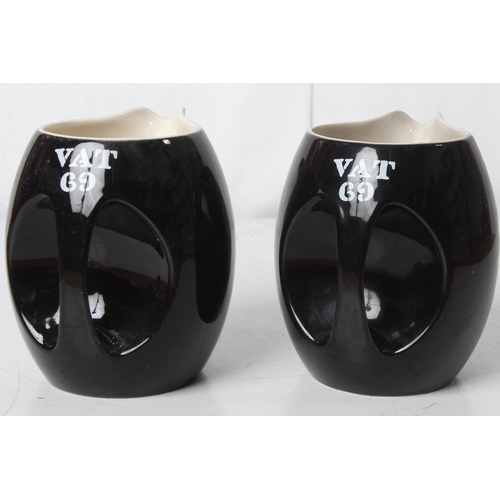 Two vintage Wade Regency 'VAT 69' scotch whisky jugs.