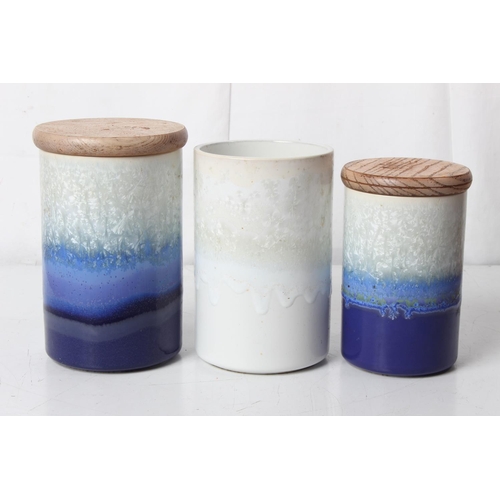 217 - 3 Portmerion storage jars.