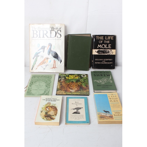 228 - A collection of vintage wildlife books to include The Sacred Tree by Glennie Kindred.