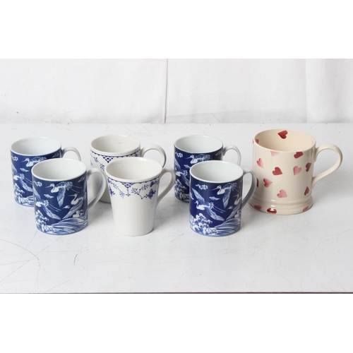 246 - An assortment mugs to include Mason's, Emma Bridgewater and more.