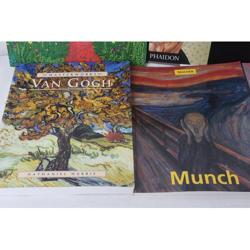 349 - A lot of art interest books including 'Masterworks - Van Gogh' book by Nathaniel Harris, a large boo... 