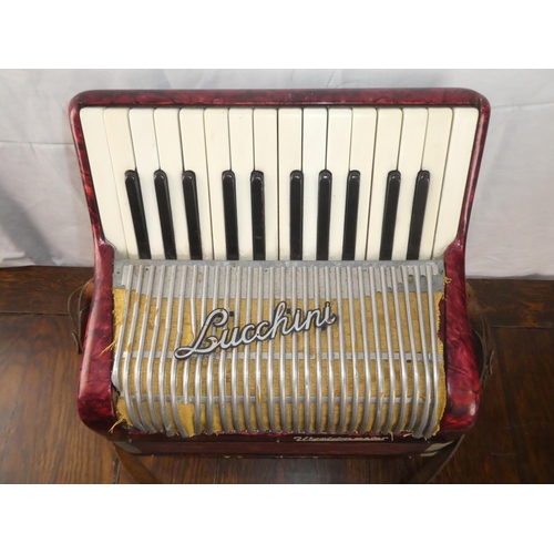 115 - A vintage Worldmaster accordion.