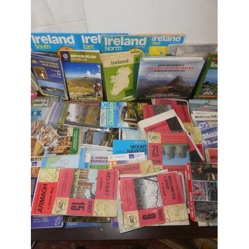 138 - A large lot of assorted maps, travel leaflets, books and more.