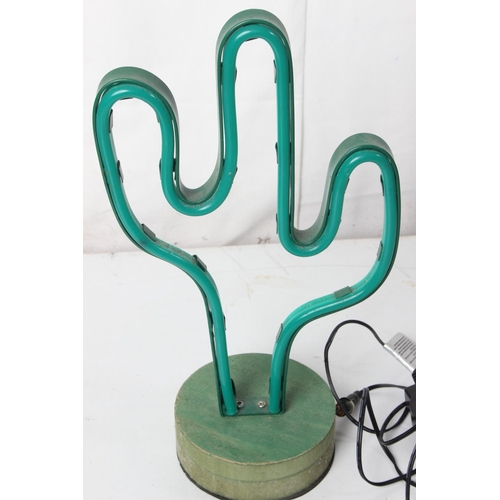 63 - A 'Cactus' shaped lamp.