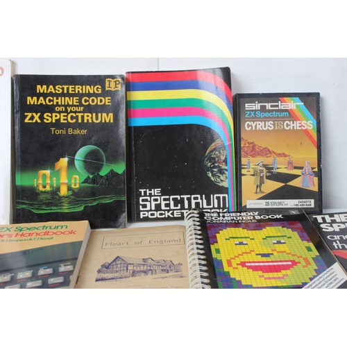 376 - A lot of vintage ZX Spectrum books.