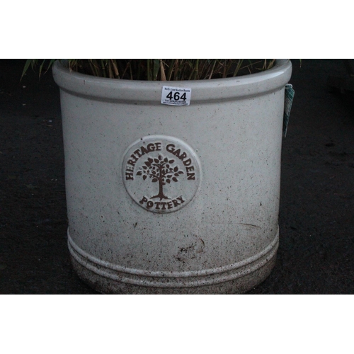 464 - A Heritage Garden Pottery plant pot, measuring 35cm.