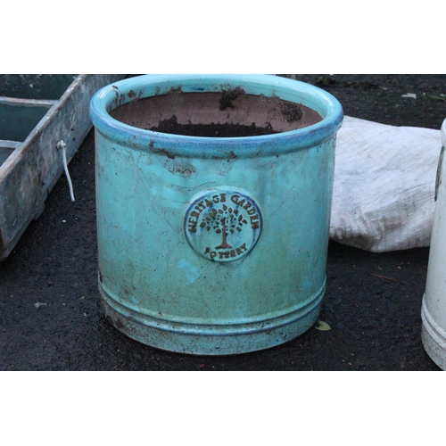 503 - A coloured glazed Heritage Garden Pottery planter, measuring 34cm.