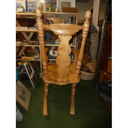 408 - A stunning pine rocking chair.