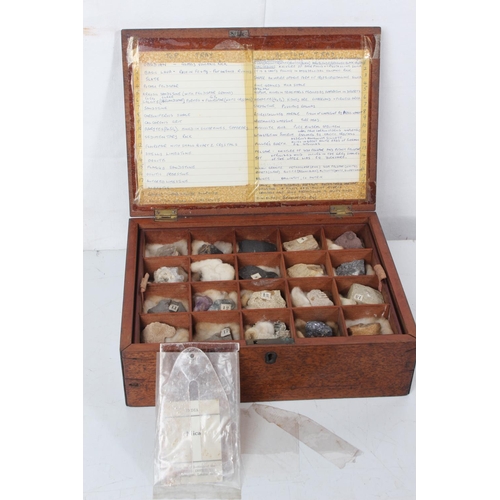 402 - A stunning mineral specimen box.