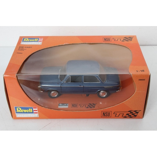 68 - A vintage boxed Revell diecast NSU TT car.