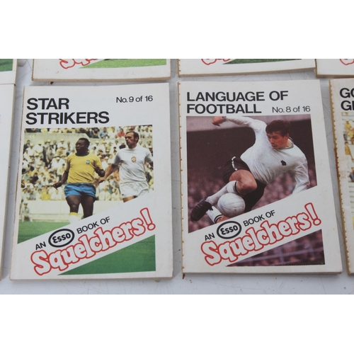 82 - A collection of vintage Esso - The Action Station 'Squelchers' collectors cards.