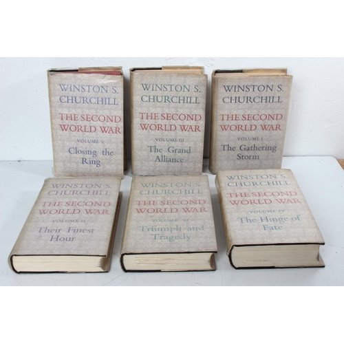 116 - Six vintage Winston's Churchill 'Second World War' books by Cassell & Co Ltd.