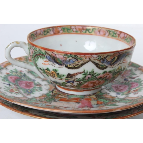 136 - A decorative antique Oriental/Chinese tea set.