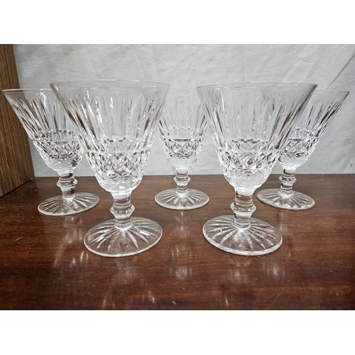 271 - A set of 5 Waterford Crystal wine glasses, 5 1/2