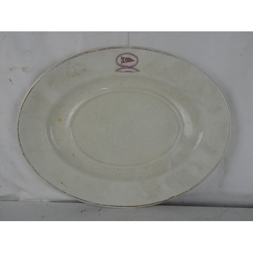 437 - A P&A Campbell Ltd Royal Doulton serving plate.