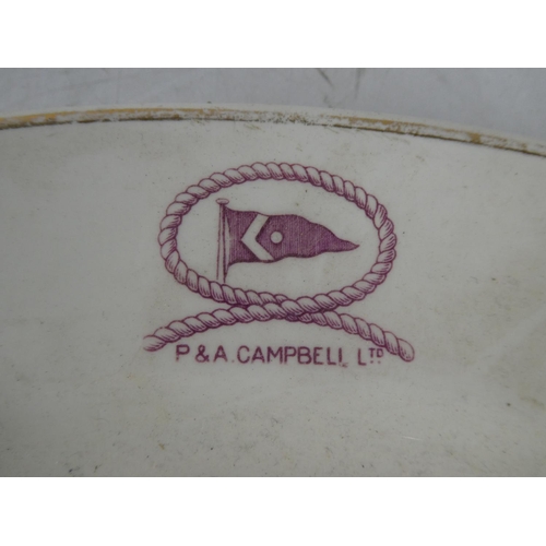 437 - A P&A Campbell Ltd Royal Doulton serving plate.