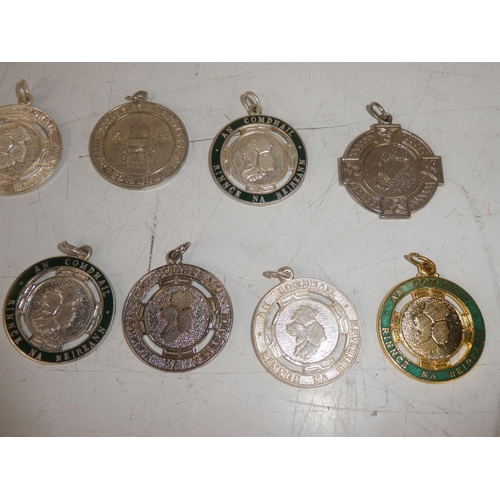 456 - A collection of Irish medals, ' An Comdhail - Rinnce Na Heireann'.