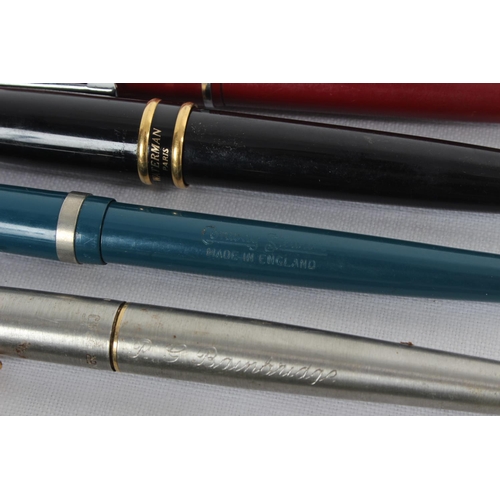 63 - A collection of vintage pens including Conway Stewart, Waterman Paris, Platignum Silverline, Parker ... 