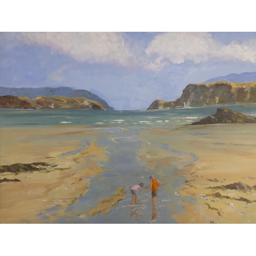 112 - A stunning gilt framed oil painting 'Summer Days', by Irish Artist, Mary Gillan.