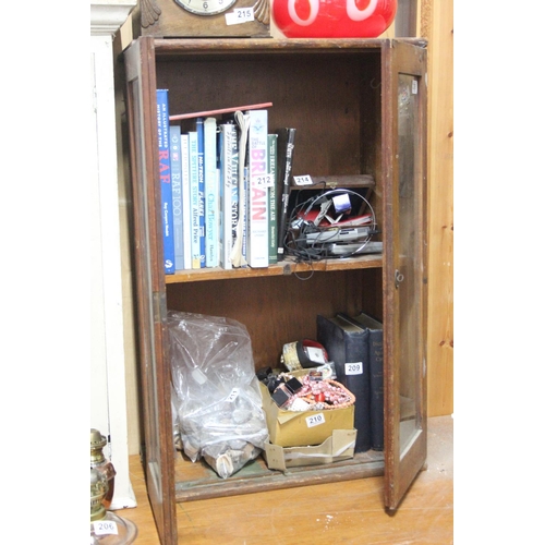 208 - A rare RUC cupboard, used to store handcuffs, produced by furniture makers J Flanigan, Richhill, wit... 