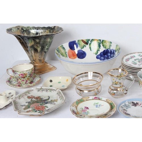 233 - A large lot of collectable ceramics and glassware.