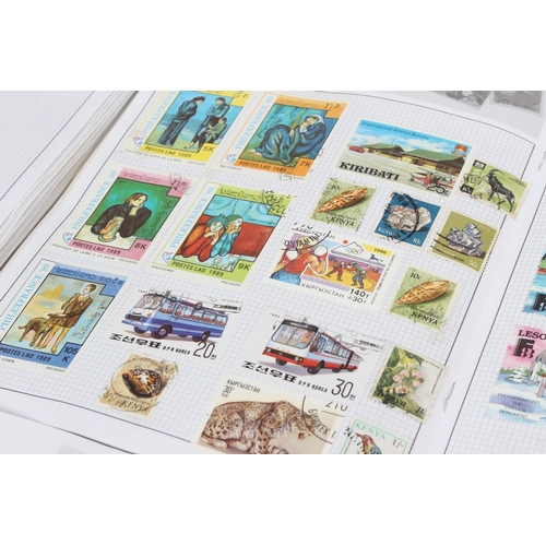 259 - Five World Stamp Albums and stamps.