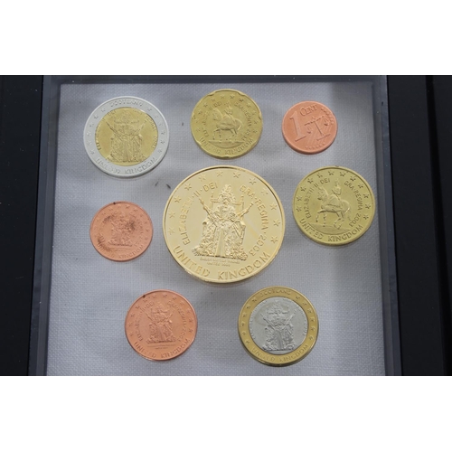 280 - A set of 2003 United Kingdom Euro coins.