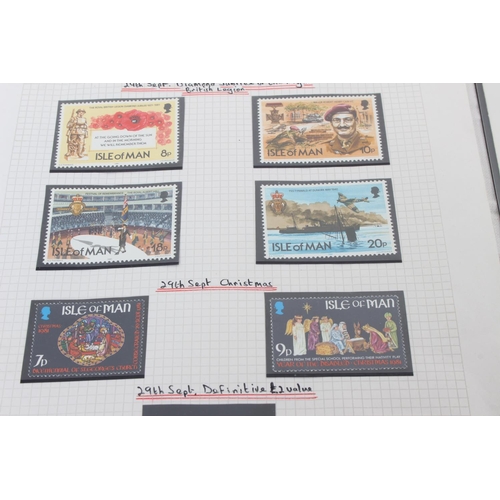 299 - A lot of Isle of Man stamps on sheets, booklets and more.