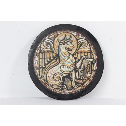 308 - A decorative Celtic themed plaque.