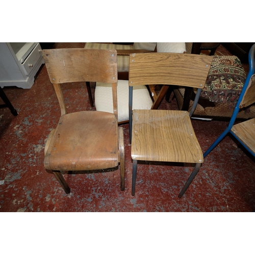 349 - An assortment of vintage & antique chairs.