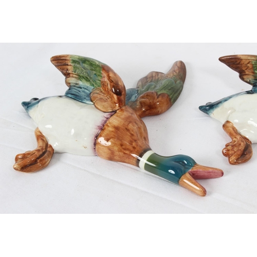 362 - A set of 3 vintage Beswick flying ducks, largest measuring 10