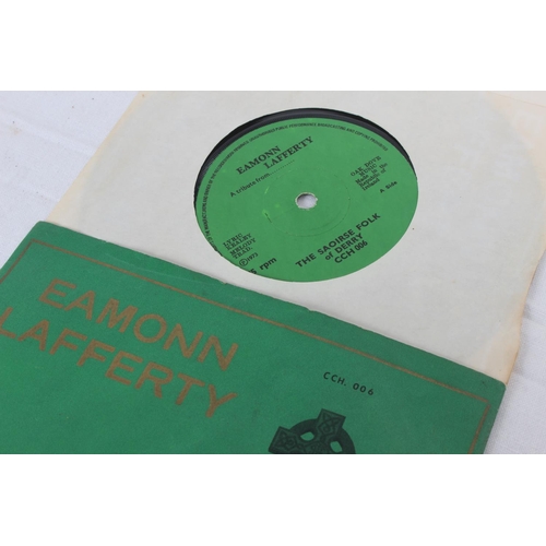 387 - A scarce single, 'Eamonn Lafferty - A Tribute from the Saoirse Folk of Derry', CCH 006