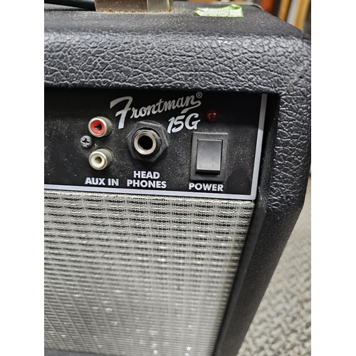 493 - A Fender Frontman 15G amplifier (untested)