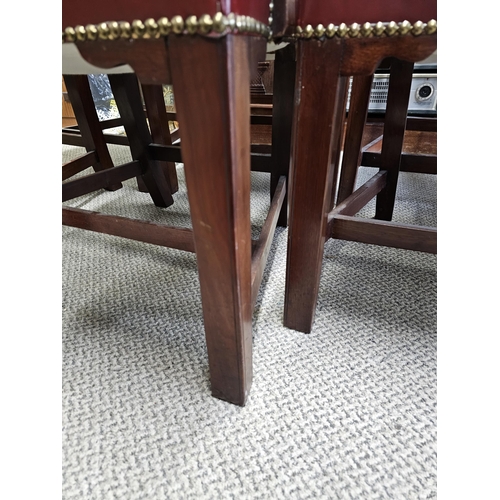 494 - A stunning set of 6 antique Irish Georgian dining chairs, to include 1 carver. Each chair has been r... 