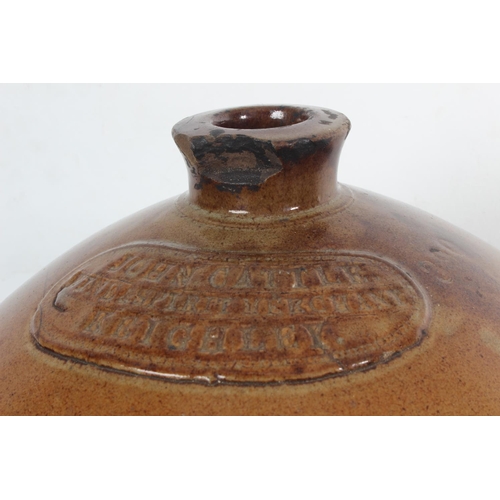 179 - A large antique flagon John Cattle, Keighley (a/f). 55cm