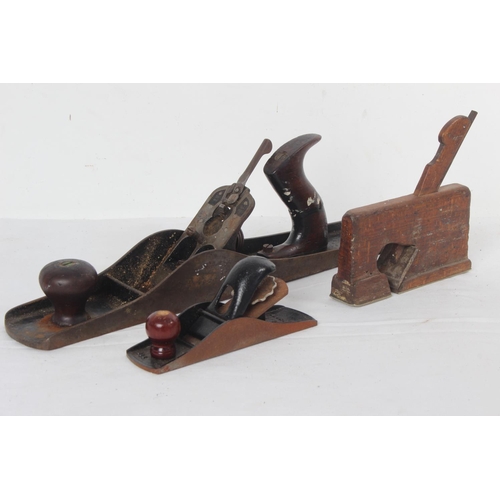 180 - A small German made No 110 wood plane and two others.