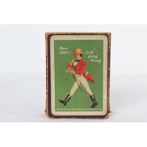 186 - A rare cased set of John Walker & Sons Ltd whisky playing cards.