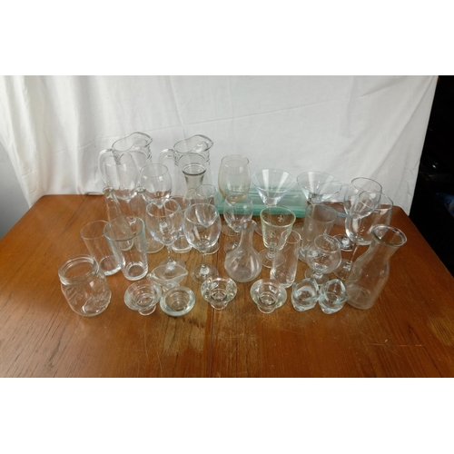 110 - A large quantity of glass ware.